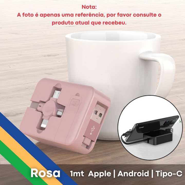 Carregador Portátil - 3 em 1