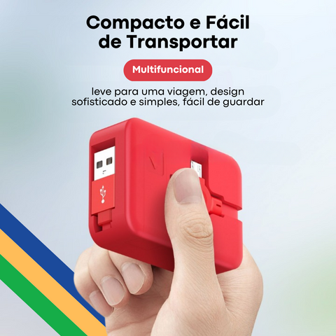 Carregador Portátil - 3 em 1