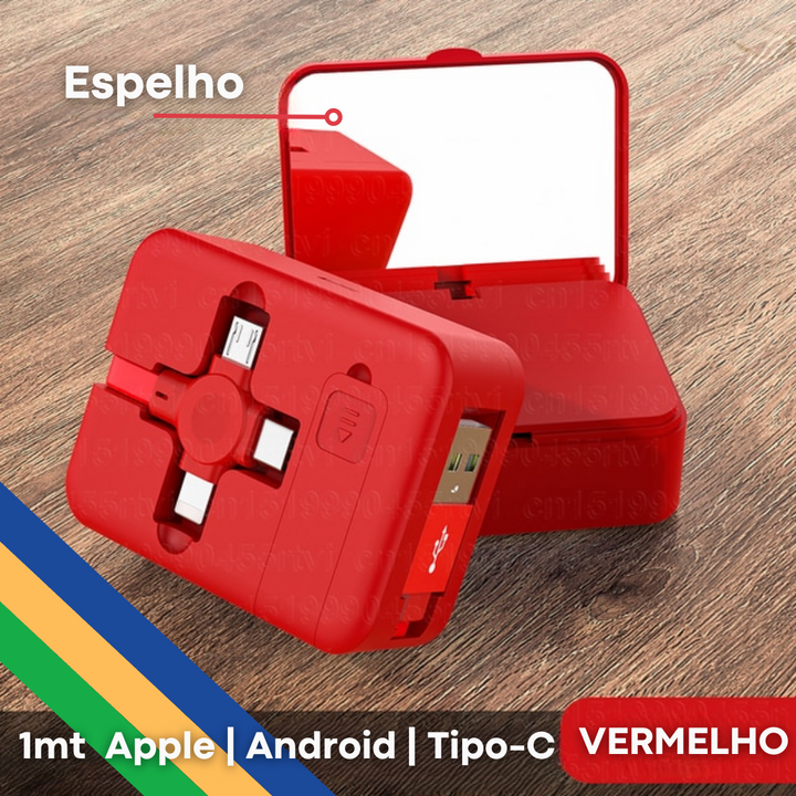 Carregador Portátil - 3 em 1