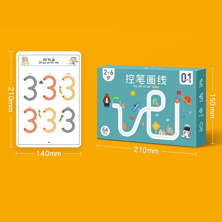 Caderno de Traço e Desenho Para Crianças - Magic Book