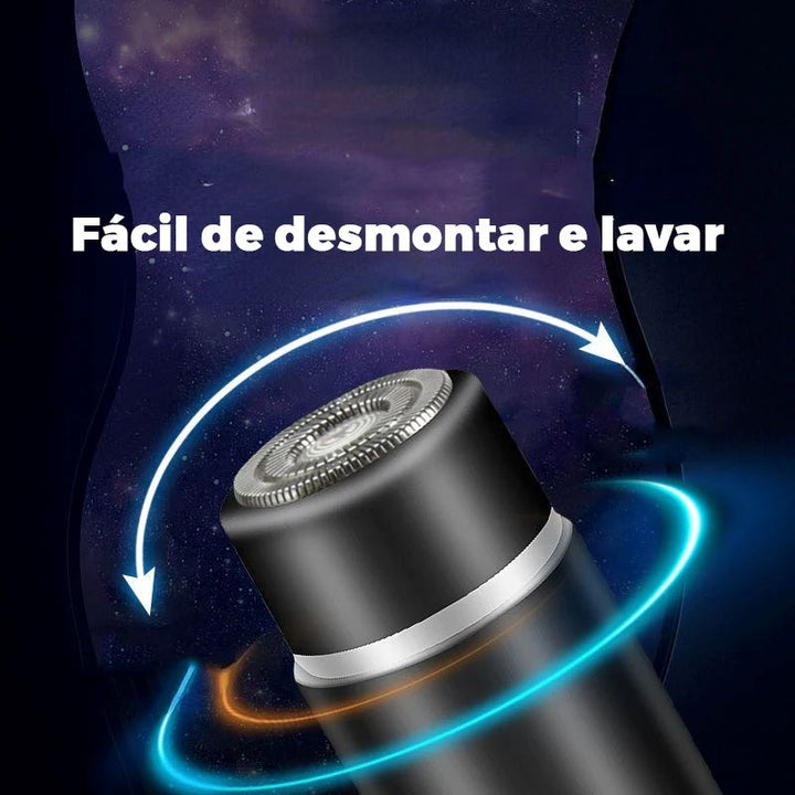 Barbeador Portátil Elétrico Profissional - UltraShave